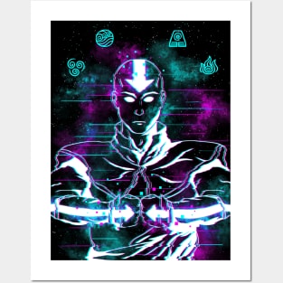 Aang Glitchart Posters and Art